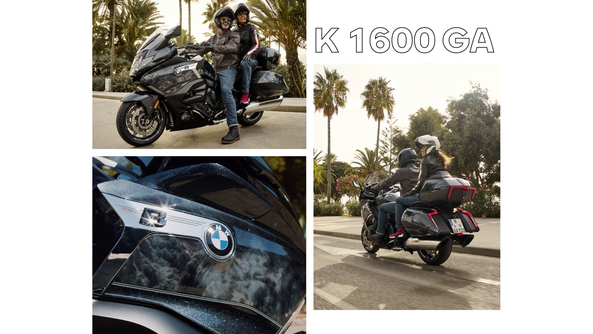 K 1600 B jako model specjalny Option 719 Midnight zaparkowany i widoczny z profilu