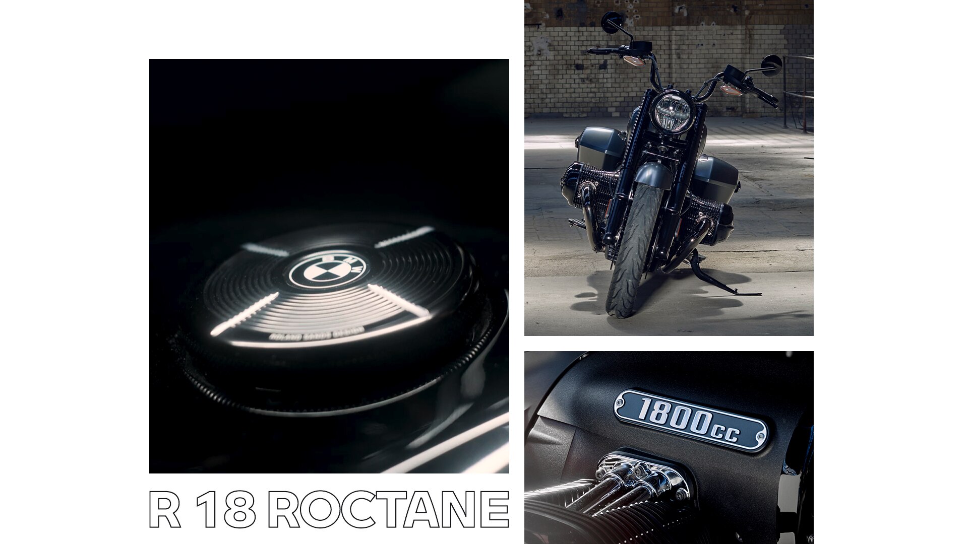 Skrzyżowanie baggera z motocyklem turystycznym: model heritage R 18 Roctane marki BMW Motorrad