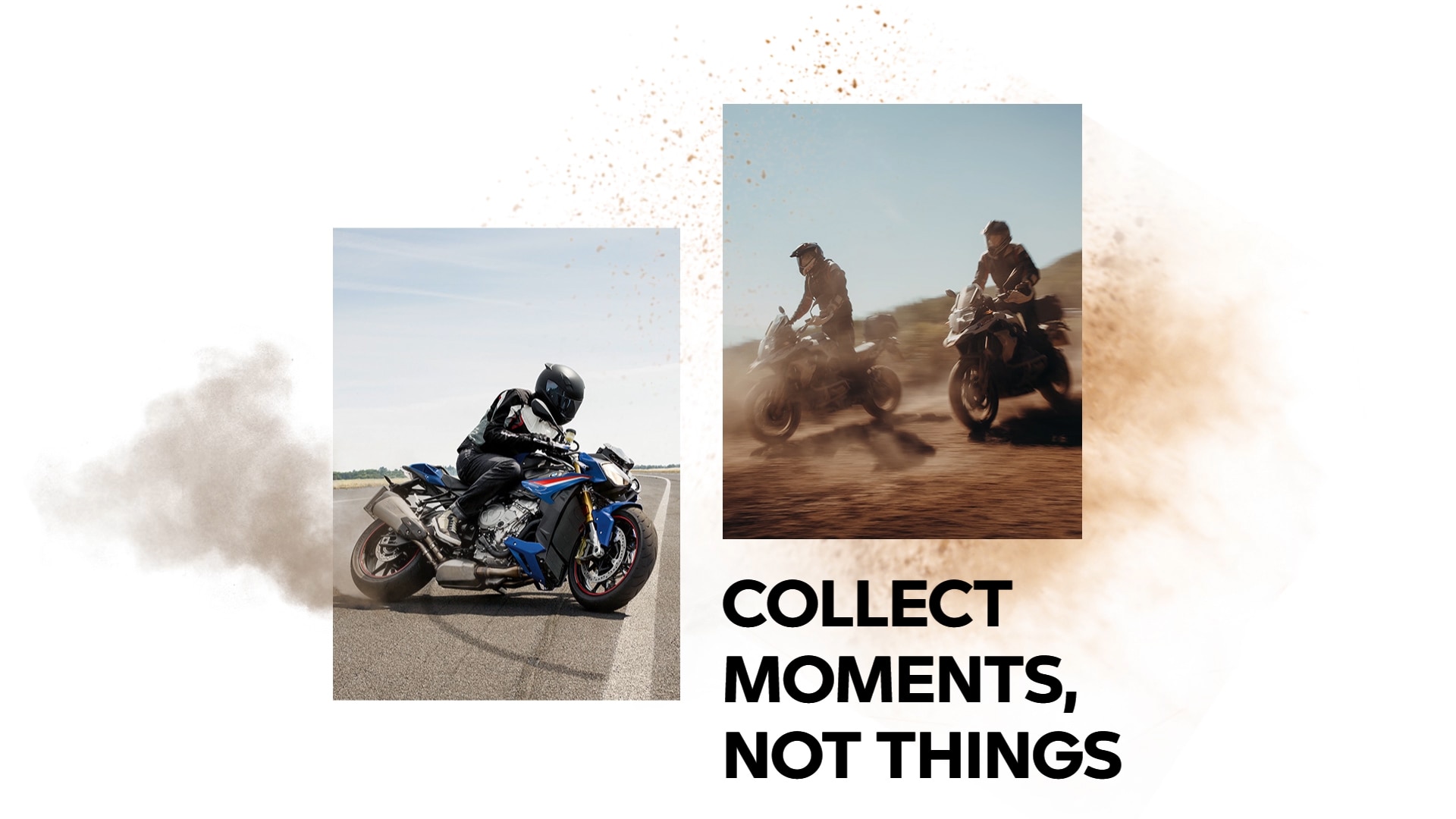Kierowca wyścigowy BMW Motorrad na torze wyścigowym
