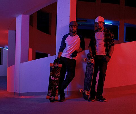 G 310 R Park n Ride Challenge Guto i Sebastian Longboarder