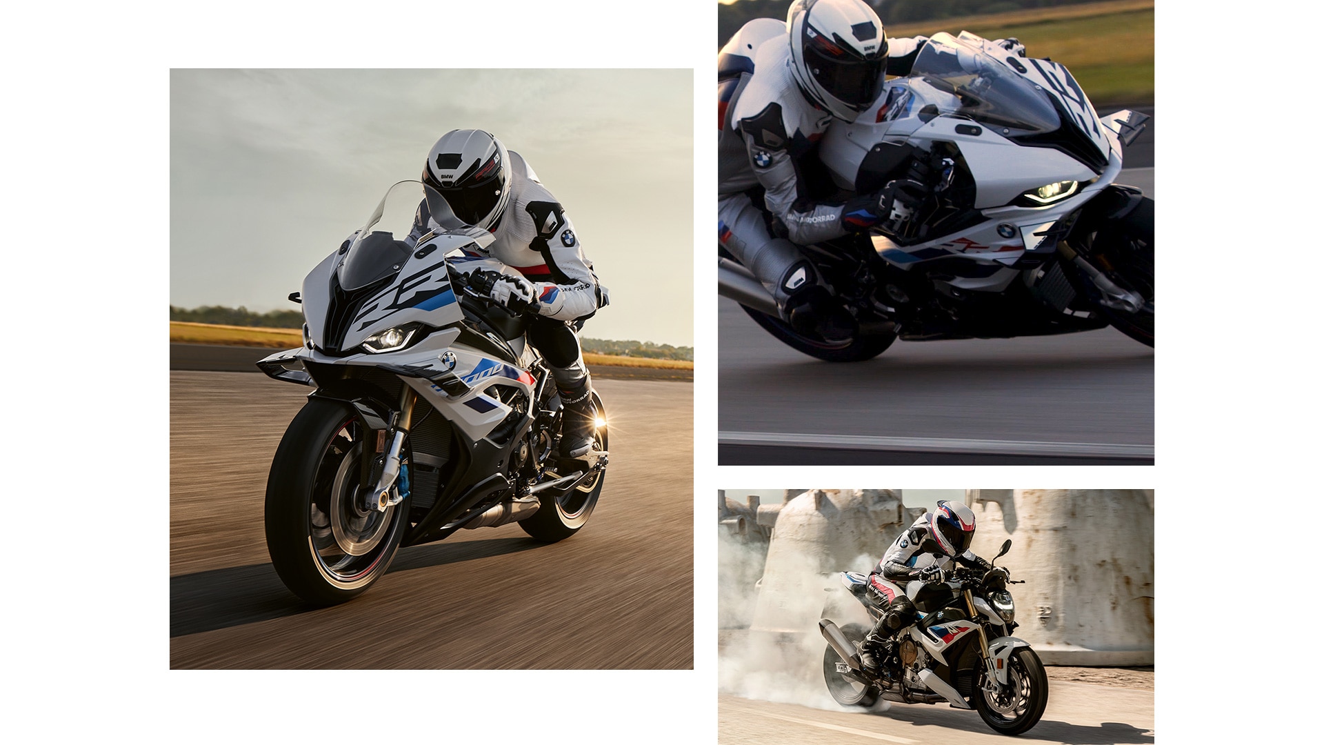 Modele S 1000 RR i S 1000 R marki BMW Motorrad na torze wyścigowym