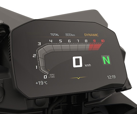 Wyświetlacz TFT z zestawem łączności w BMW F 800 GS