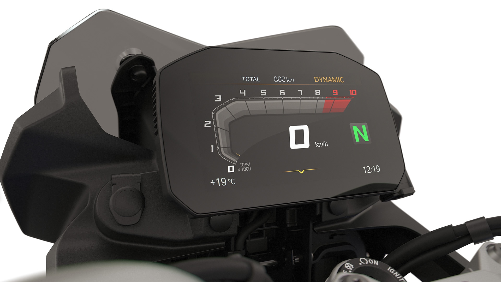 Wyświetlacz TFT z zestawem łączności w BMW F 800 GS