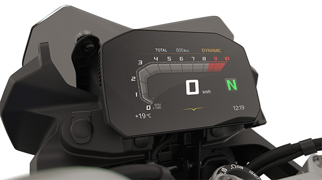 Wyświetlacz TFT z zestawem łączności w BMW F 800 GS