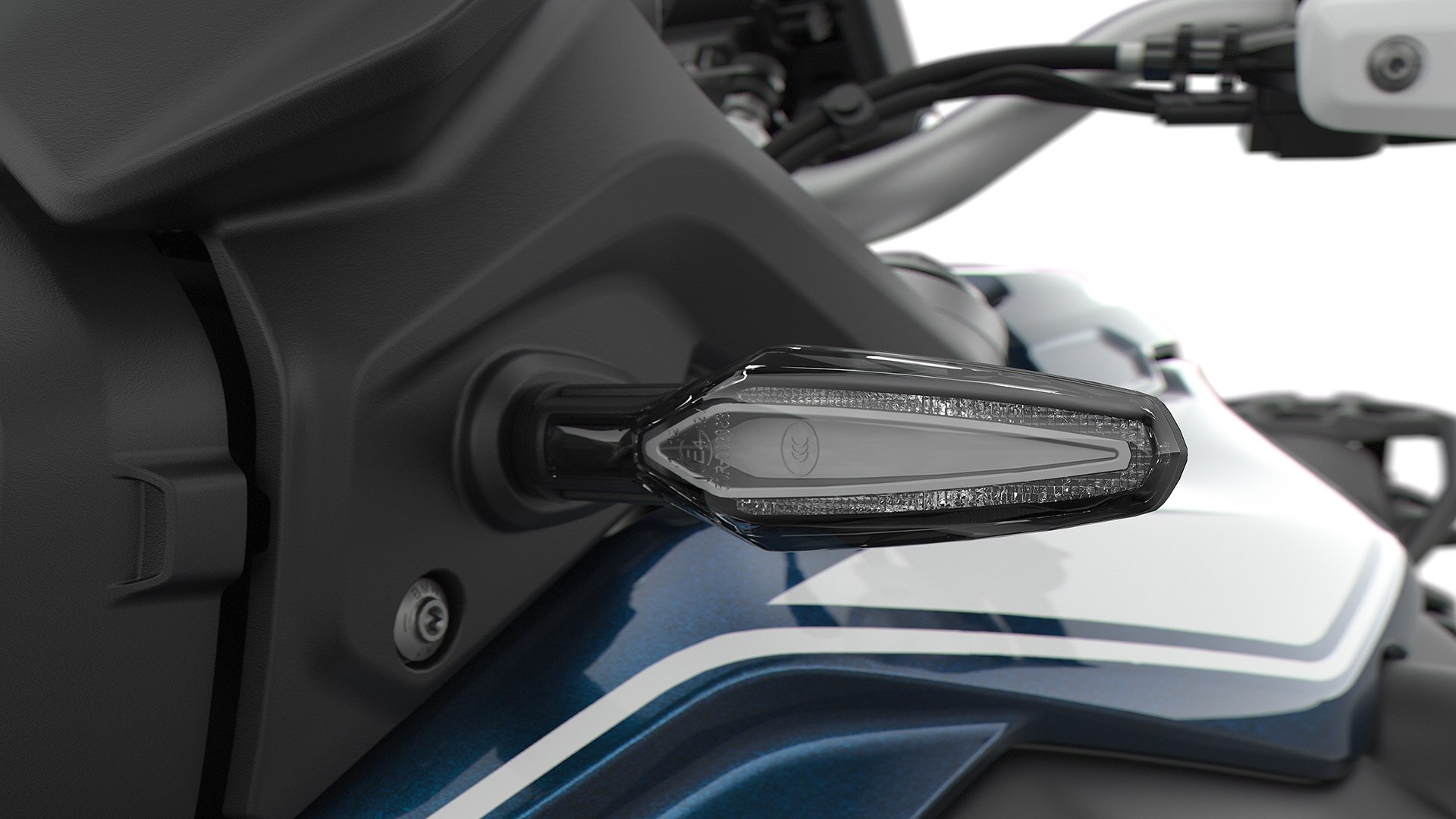Widzimy wskaźniki LED F 850 GS.