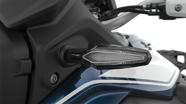 Widzimy wskaźniki LED F 850 GS.