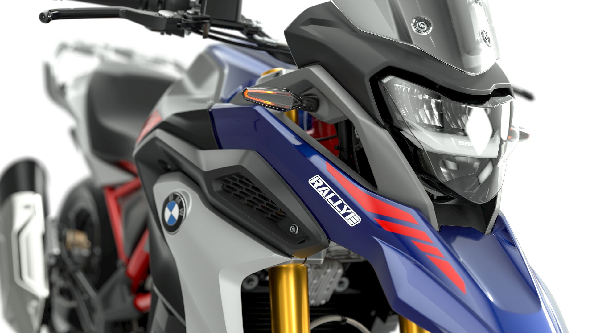 Na zdjęciu: reflektory LED w G 310 GS, ze światłem do jazdy dziennej.
