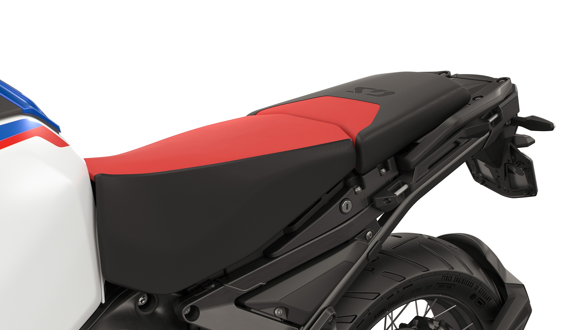 Wysokie sportowe siedzenie kierowcy i siedzenie pasażera (wygląd siedzenia rajdowego)