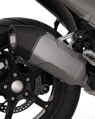 Seryjna końcówka tłumika R 1300 GS marki BMW Motorrad