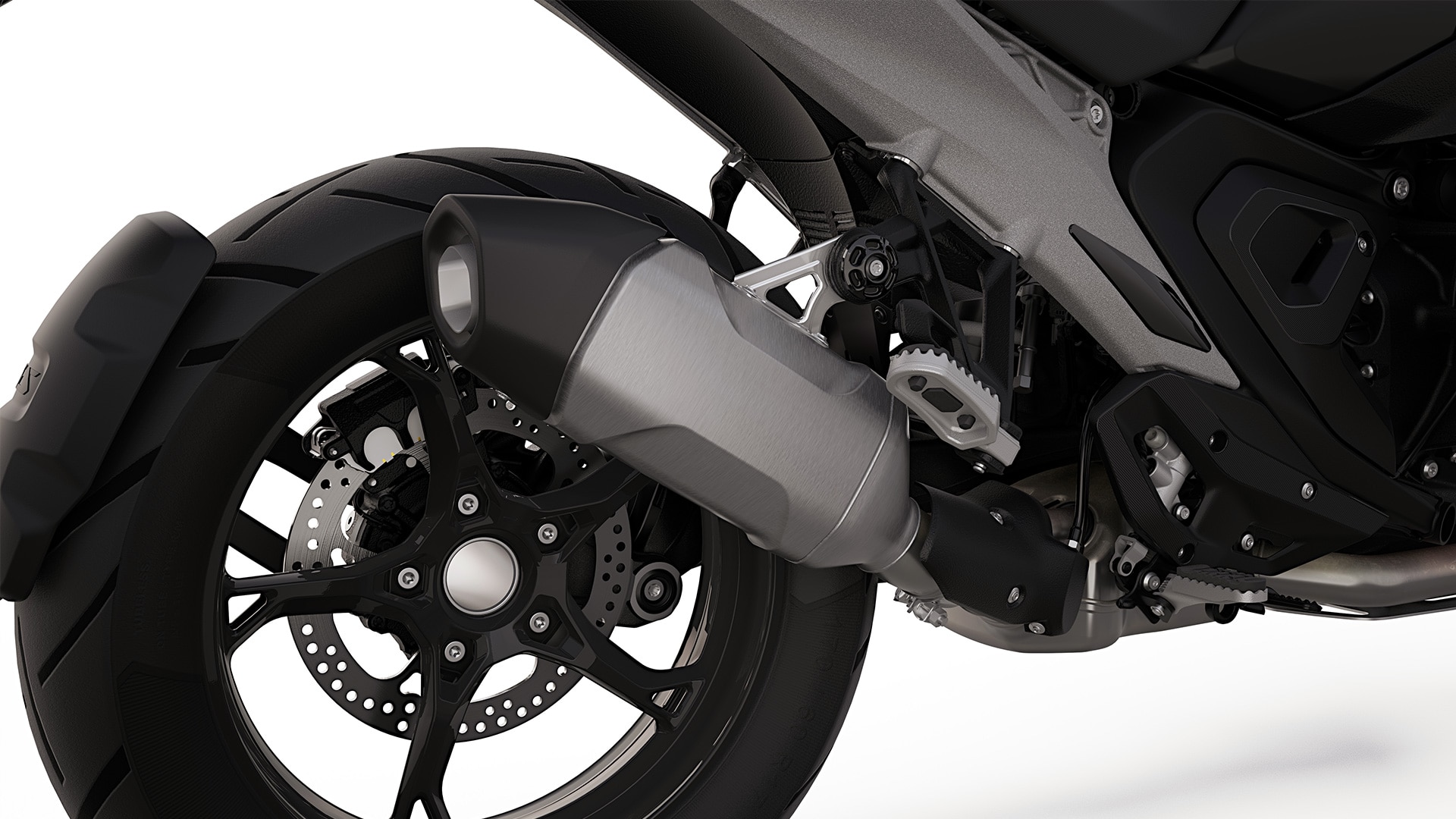 Seryjna końcówka tłumika R 1300 GS marki BMW Motorrad