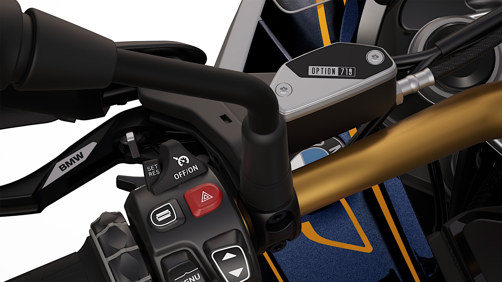 Elementy frezowane Option 719 BMW R 1300 GS  Biscaya