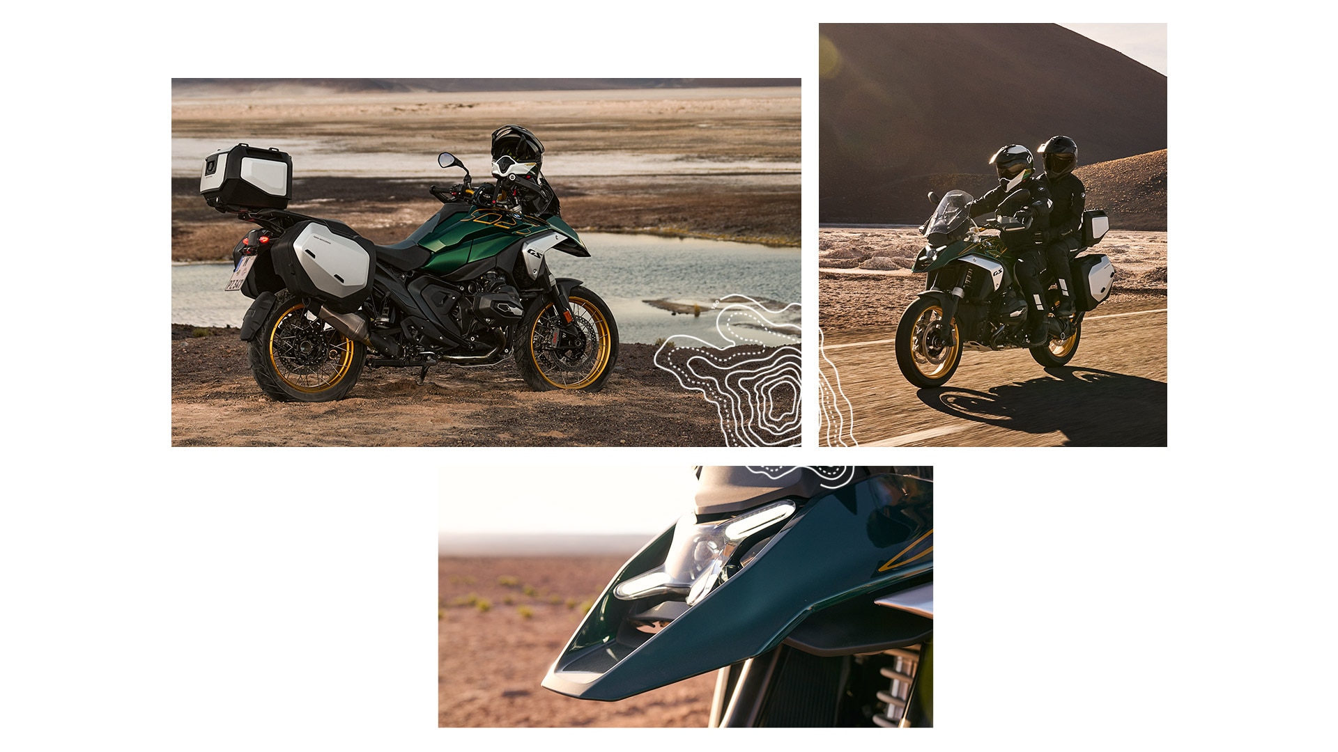 Ekskluzywny styl motocykla R 1300 GS Option 719 Tramuntana marki BMW Motorrad