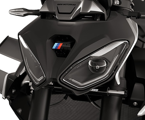Dwustrumieniowy reflektor LED w M 1000 R marki BMW Motorrad