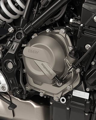 Dwucylindrowy silnik rzędowy w modelu F 450 R marki BMW Motorrad
