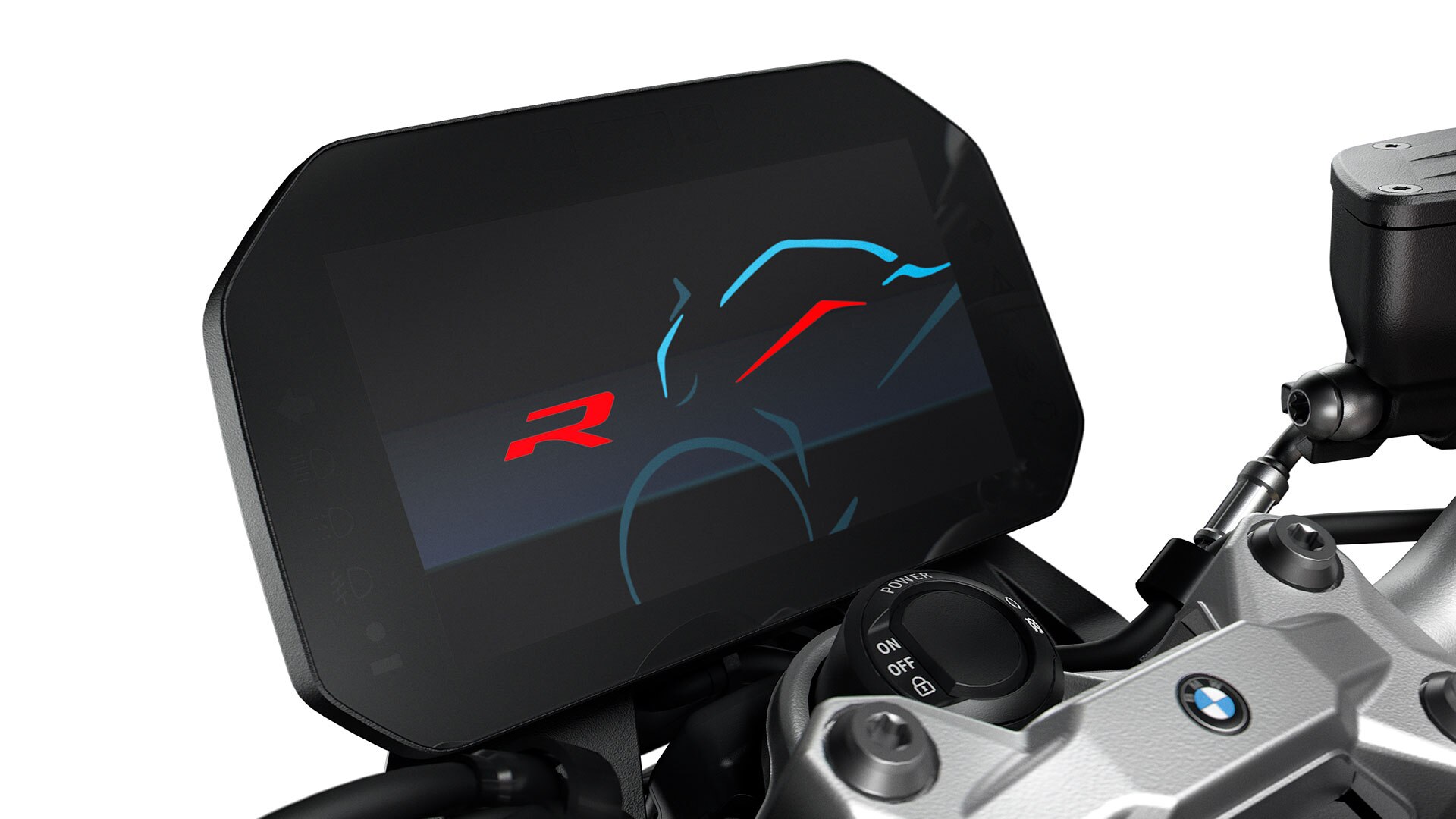 Oto duży wyświetlacz TFT o przekątnej 6,5" w modelu F 900 R.