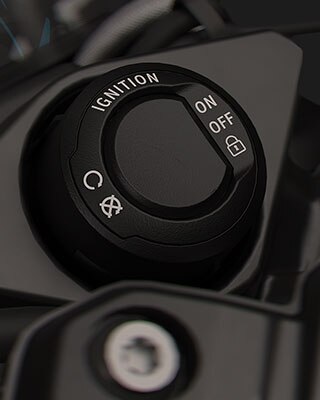 Na zdjęciu: system Keyless Ride Light w modelu S 1000 R.