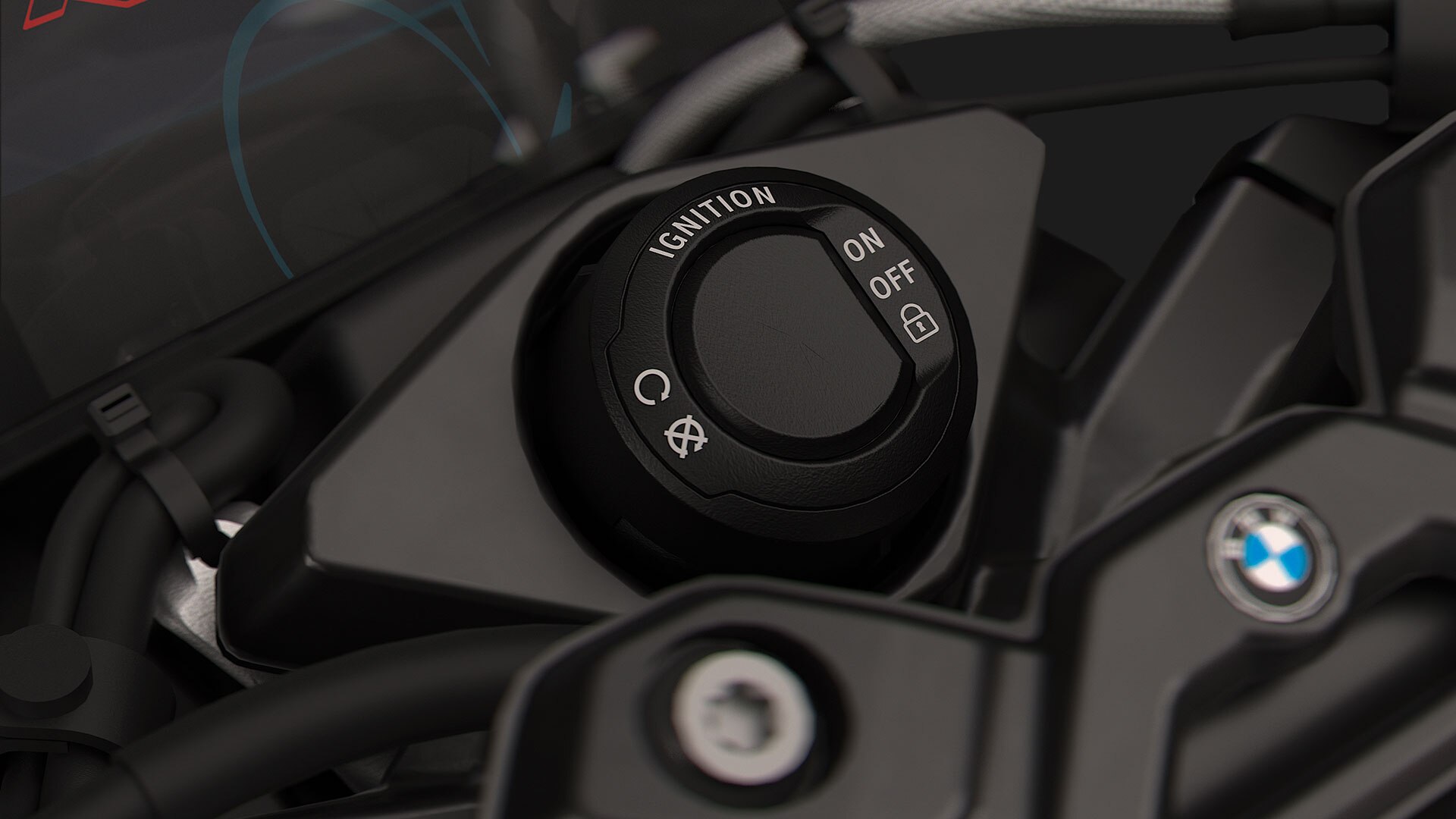 Na zdjęciu: system Keyless Ride Light w modelu S 1000 R.