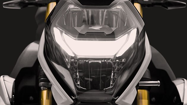 Na zdjęciu: reflektor LED w S 1000 R.