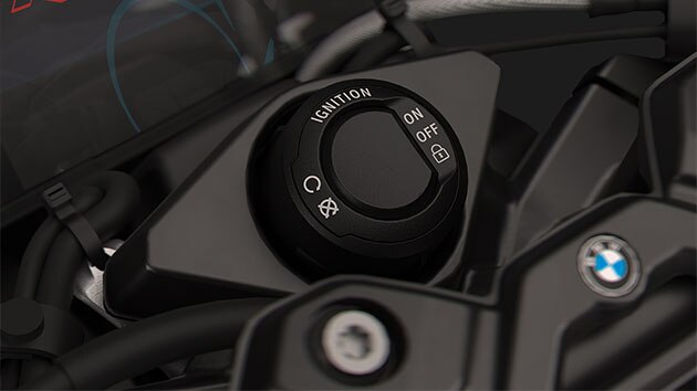 Na zdjęciu: system Keyless Ride Light w modelu S 1000 R.
