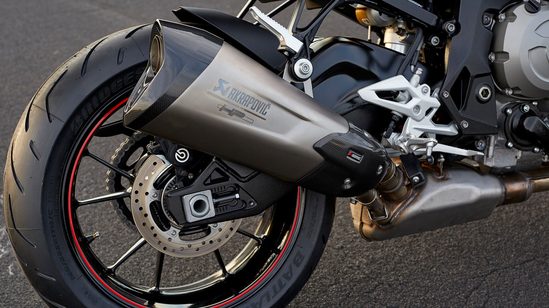 Tytanowy tłumik HP S 1000 R