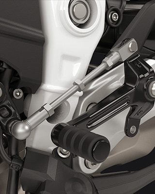 Asystent zmiany biegów Pro w modelu F 450 RR marki BMW Motorrad