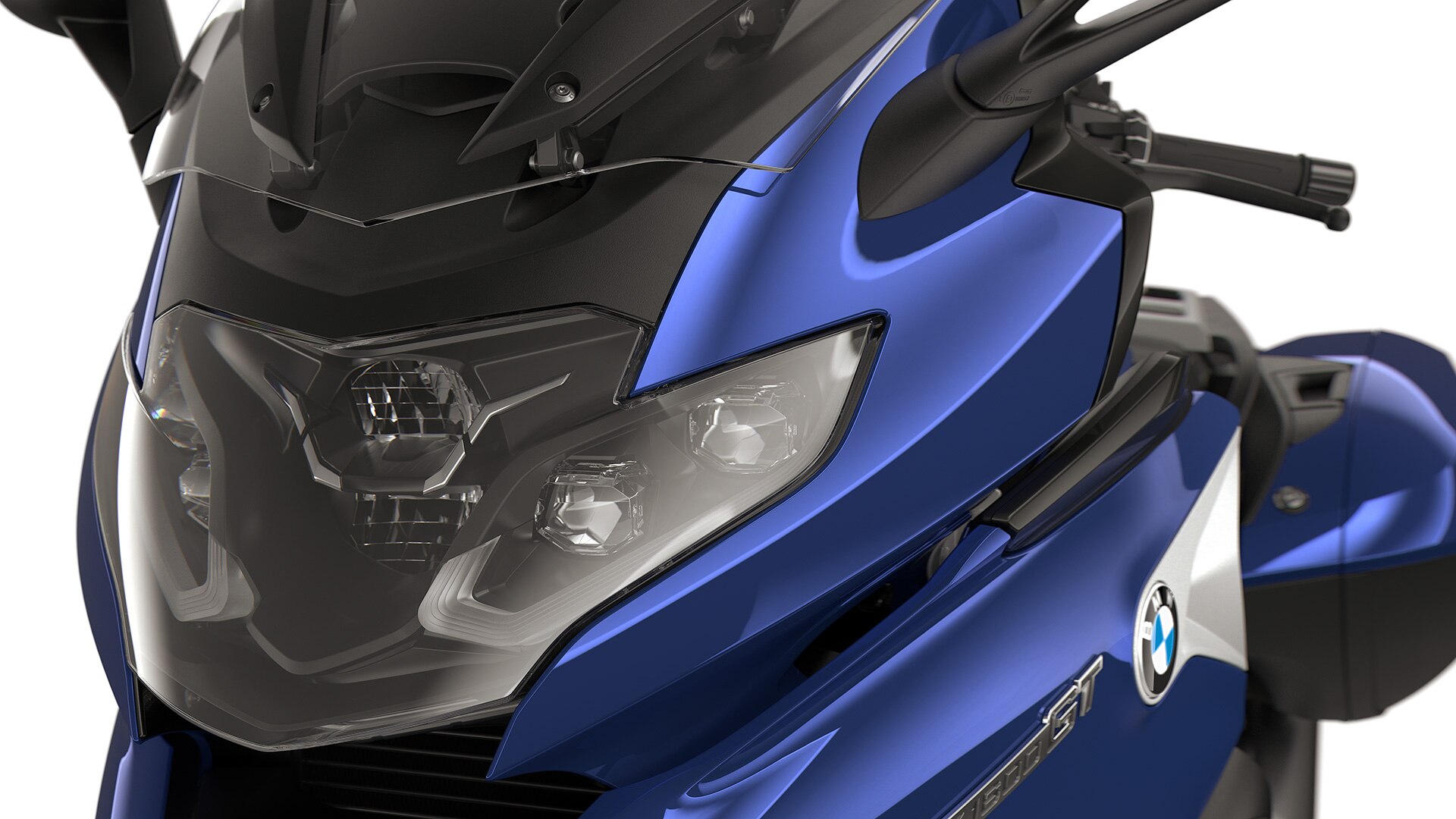 Zbliżenie na reflektory LED.